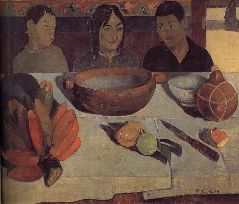 Paul Gauguin Meal china oil painting image